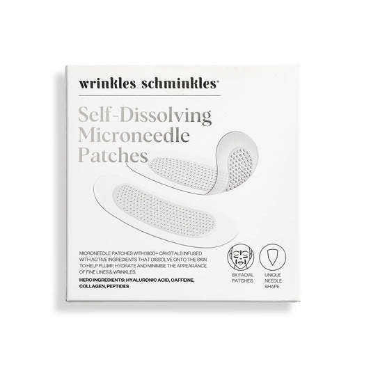 Self-Dissolving Microdart Patch for Face - Target & Reduce Wrinkles, Ultimate Facial Hydration and Rejuvenation (4 Pairs)