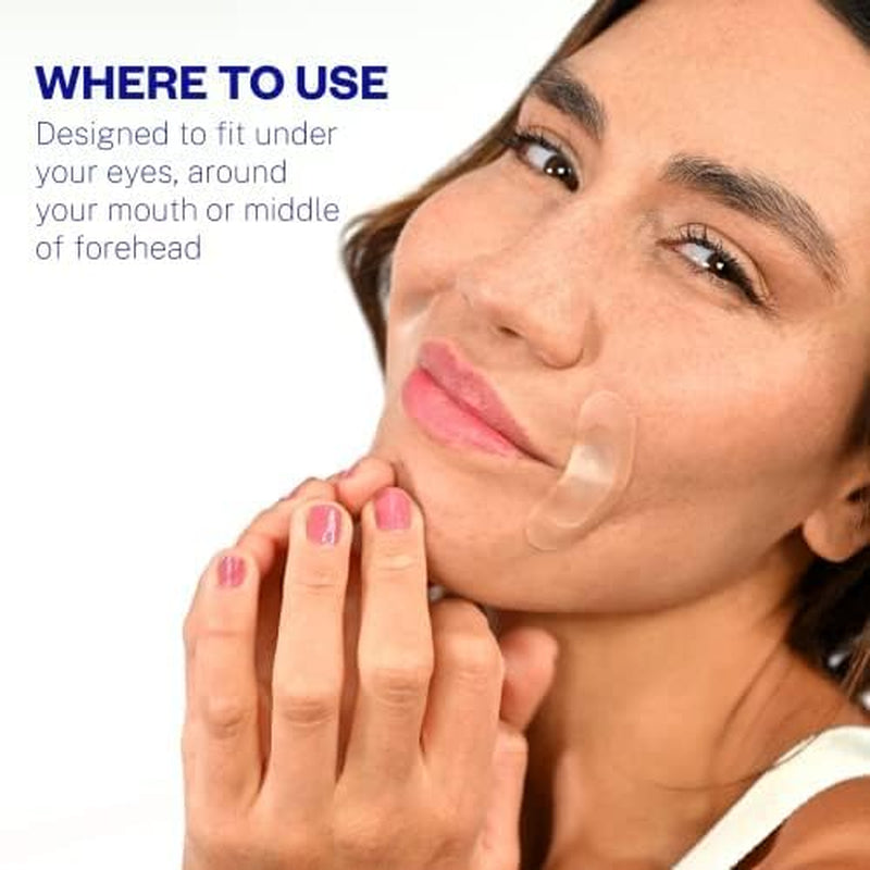 Self-Dissolving Microdart Patch for Face - Target & Reduce Wrinkles, Ultimate Facial Hydration and Rejuvenation (4 Pairs)